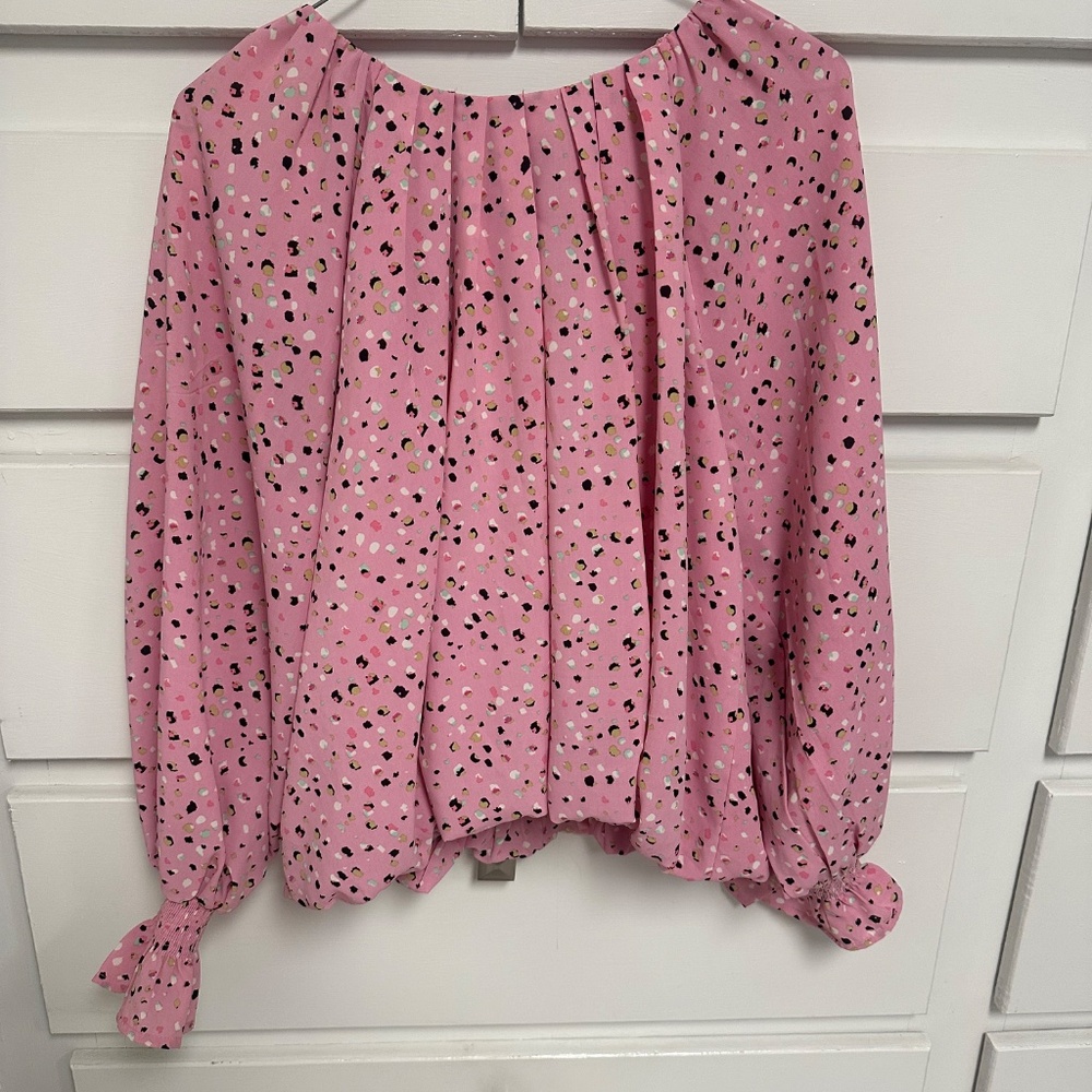 Adorable Pink Blouse Small
